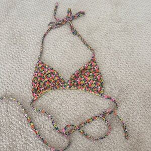 Frankie's Bikinis Multicolor Floral Bikini